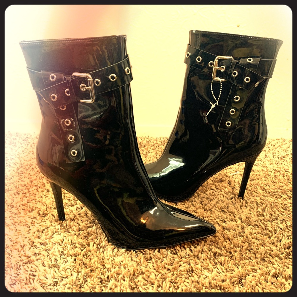 Ride or die black rocker heels